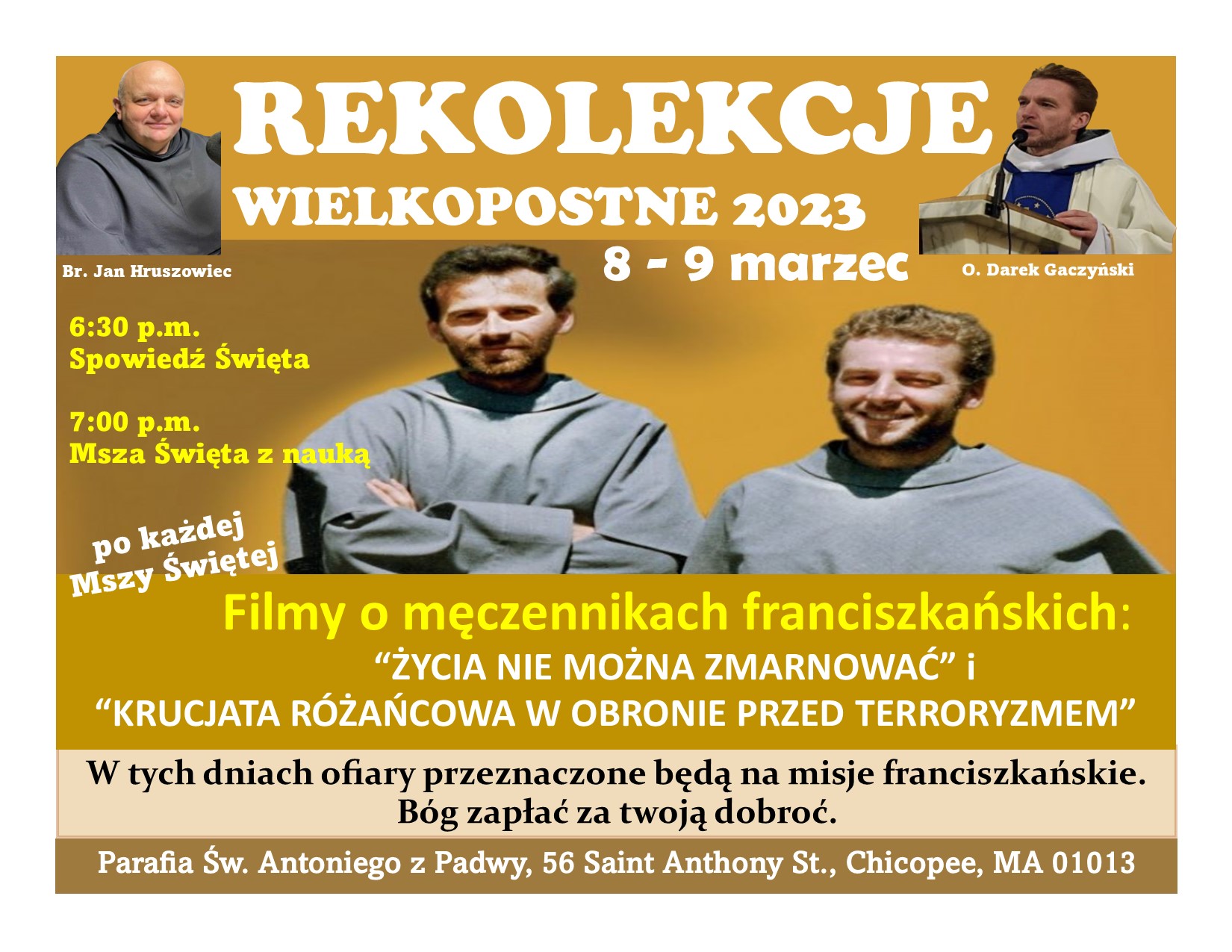 Lenten Retreat in Polish, March 8-9, 2023 post thumbnail image